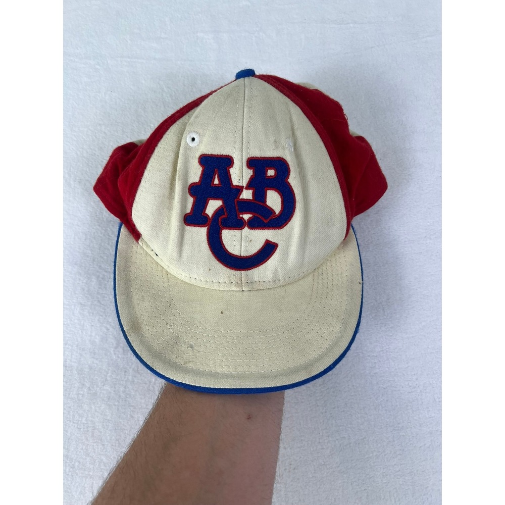 Headgear Asheville Blues Hat Mens 7 1/8 White Good Negro Leagues Wool Fitted